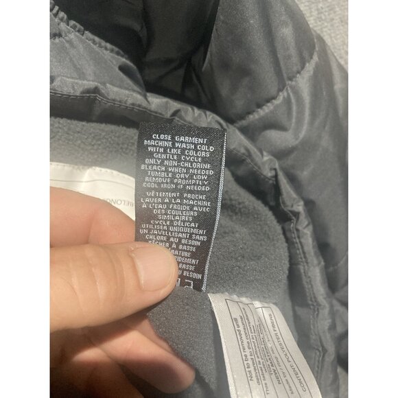 Whales Tail Puffer Jacket Women’s Size Small Gray Long Sleeve Full Zip - Picture 4 of 9